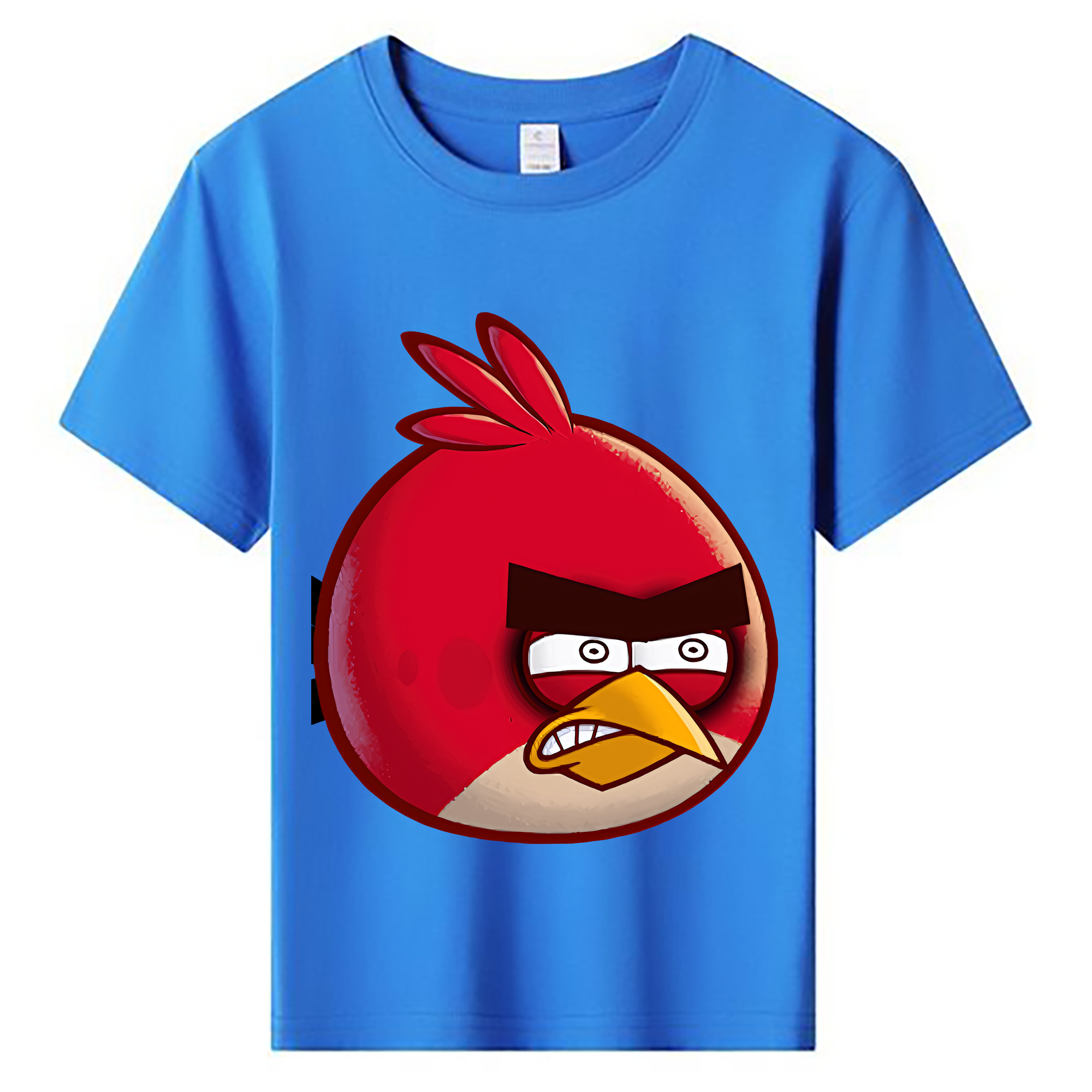 （画像用） Angry Birds アングリーバード 綿100％キッズTシャツ（フロントプリント）